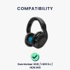 Σετ 2 μαξιλαριών αυτιών για ακουστικά Sennheiser HD8/HD8 DJ/HD6 MIX, Kwmobile, Μαύρο, Οικολογικό δέρμα, 51571.01