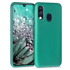   Θήκη για Samsung Galaxy A40, Silicone, Green, 48546.128