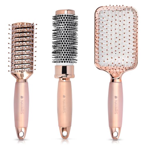 Στρογγυλό σετ πινέλου, βούρτσα σκελετού, πινέλο παλέτας, Ροζ, 51639.02