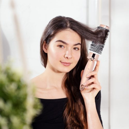 Στρογγυλό σετ πινέλου, βούρτσα σκελετού, πινέλο παλέτας, Ροζ, 51639.02