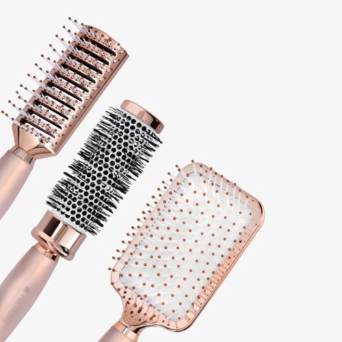 Στρογγυλό σετ πινέλου, βούρτσα σκελετού, πινέλο παλέτας, Ροζ, 51639.02