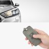 Κάλυμμα κλειδιού αυτοκινήτου για Renault / Dacia - 4 κουμπιά - Keyless Go, Nubuck Leather, Γκρι, 48565.10