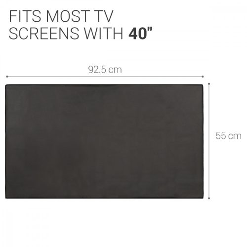 Κάλυμμα σκόνης για τηλεόραση 40 ιντσών, Kwmobile, Grey, Textile, 51700.19