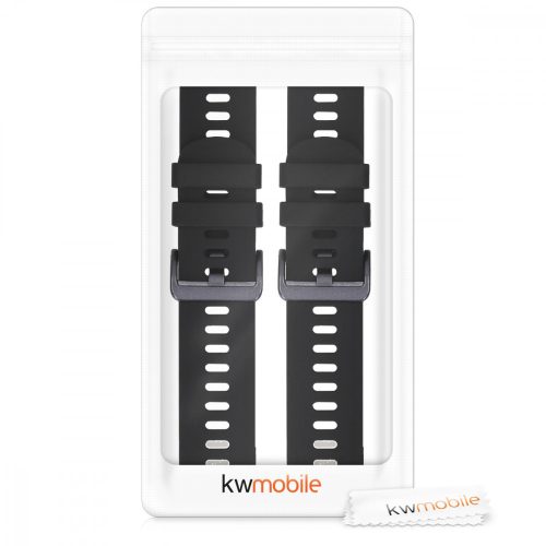 Σετ 2 ιμάντων για Xiaomi Amazfit GTR (47mm) / Amazfit GTR 2, Silicone, Black, 51169.47