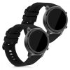 Σετ 2 ιμάντων για Xiaomi Amazfit GTR (42mm), Σιλικόνη, Μαύρο, 51170.47