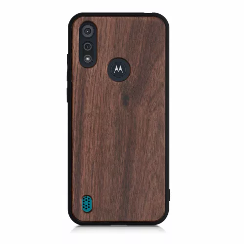 Θήκη για Motorola Moto E6s (2020), Wood, Brown, 52179.18