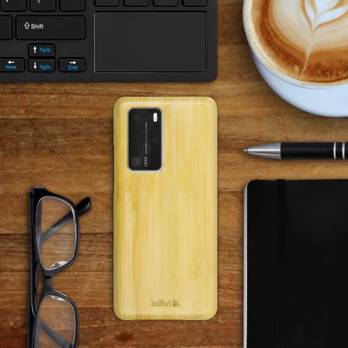 Θήκη για Huawei P40 Pro, Ξύλινη, Καφέ, 52211.24