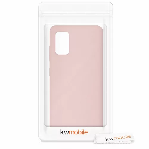 Θήκη για Samsung Galaxy A41, Silicone, Pink, 52301.52