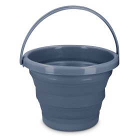   Navaris θερμοπλαστικός καουτσούκ αναδιπλούμενος κάδος, 5 L, Γκρι, 45985.2.19