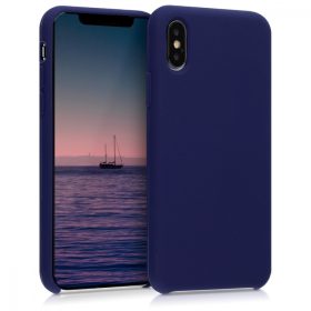   Θήκη για Apple iPhone X / iPhone XS, Silicone, Blue, 46313.182
