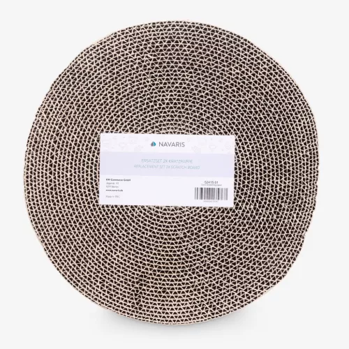 Set 2 Placi de zgariat Navaris pentru Pisici, 34x3.5 cm, material reciclabil, 52415.01