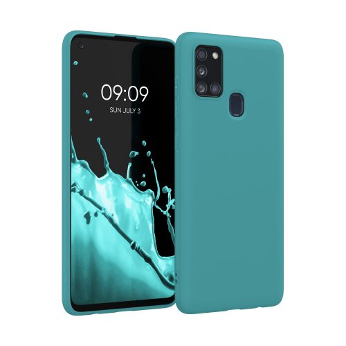 Θήκη για Samsung Galaxy A21s, Silicone, Green, 52494.57