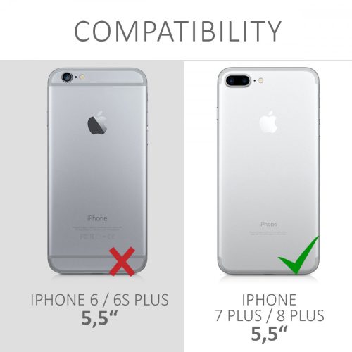 Θήκη για Apple iPhone 8 Plus / iPhone 7 Plus, σιλικόνη, μπλε, 49981.58