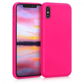   Θήκη για Apple iPhone X / iPhone XS, Silicone, Pink, 49982.77