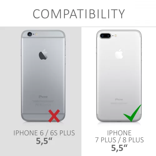 Θήκη για Apple iPhone 8 Plus / iPhone 7 Plus, Σιλικόνη, Ροζ, 49981.77