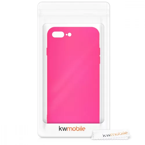 Θήκη για Apple iPhone 8 Plus / iPhone 7 Plus, Σιλικόνη, Ροζ, 49981.77