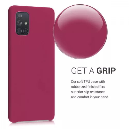 Κάλυμμα για Samsung Galaxy A71, Silicone, Purple, 51209.175