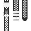 Σετ 2 ιμάντων για Xiaomi Amazfit GTS / Amazfit GTS 2, Σιλικόνη, Μαύρο / Γκρι, 52697.02