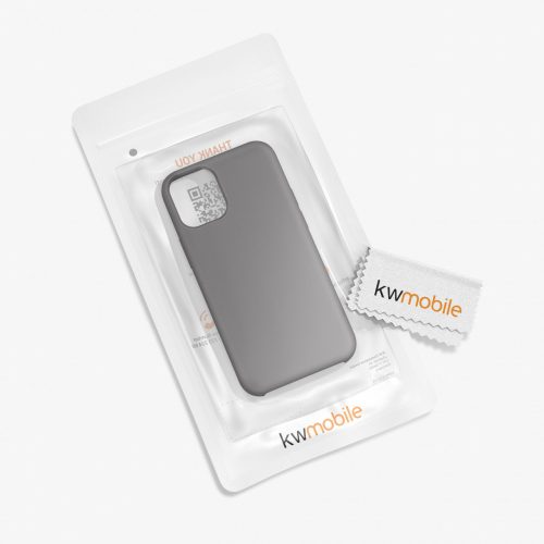 Θήκη για Apple iPhone 12 Mini, Silicone, Grey, 52640.155