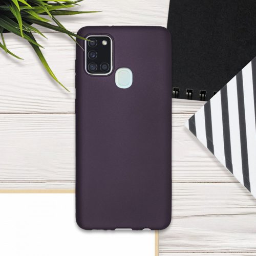 Θήκη για Samsung Galaxy A21s, Silicone, Purple, 52495.115