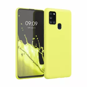   Θήκη για Samsung Galaxy A21s, Silicone, Yellow, 52494.195