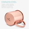 Set 4 Cani Moscow Mule, 475 ml, Navaris, 46859.02.04