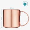 Set 4 Cani Moscow Mule, 475 ml, Navaris, 46859.02.04
