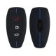 Κάλυμμα κλειδιού αυτοκινήτου Ford - 3 κουμπιά - Keyless Go, Silicone, Black, 53133.02