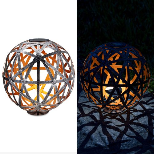 Ηλιακό φωτιστικό εξωτερικού χώρου Navaris, φωτισμός LED, 30 cm, Αυτόματο start/stop, 47543.09