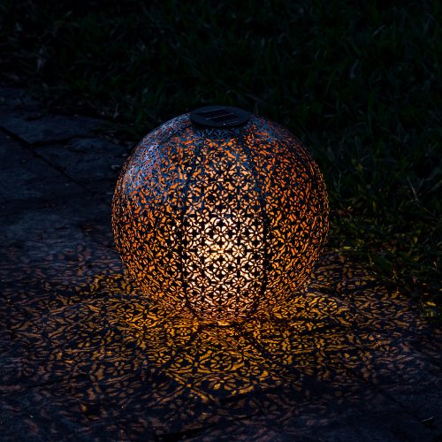 Ηλιακό φωτιστικό εξωτερικού χώρου Navaris, φωτισμός LED, 30 cm, Αυτόματο start/stop, 47543.07