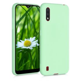   Θήκη για Samsung Galaxy A01, Silicone, Green, 51372.50