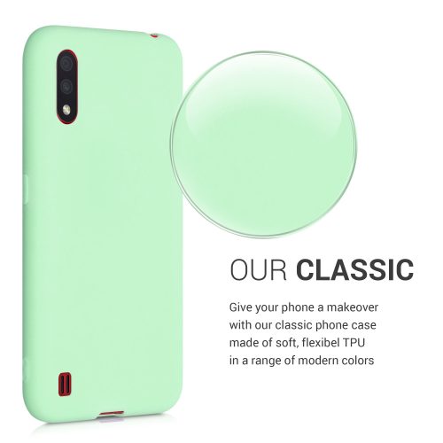 Θήκη για Samsung Galaxy A01, Silicone, Green, 51372.50