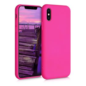   Θήκη για Apple iPhone X / iPhone XS, Silicone, Pink, 52975.77