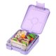 Cutie alimentara Navaris Bento Box, 4 compartimente, violet, plastic, 49877.02.38