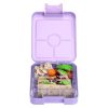 Cutie alimentara Navaris Bento Box, 4 compartimente, violet, plastic, 49877.02.38