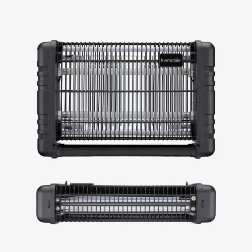 Λάμπα UV για έντομα 4000V, 80 m2, Kwmobile, Μαύρο, Πλαστικό, 53414.01
