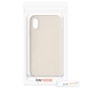 Θήκη για Apple iPhone X / iPhone XS, σιλικόνη, κρέμα, 46313.210