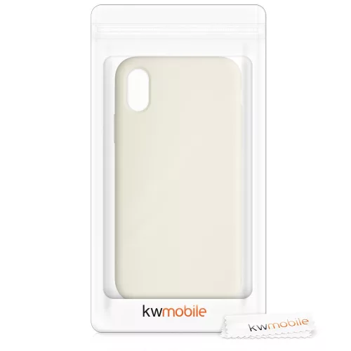 Θήκη για Apple iPhone X / iPhone XS, Silicone, Beige, 46313.204