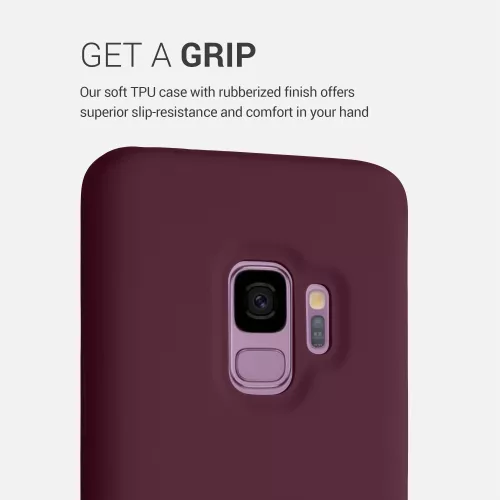 Θήκη για Samsung Galaxy S9, Silicone, Purple, 44182.190