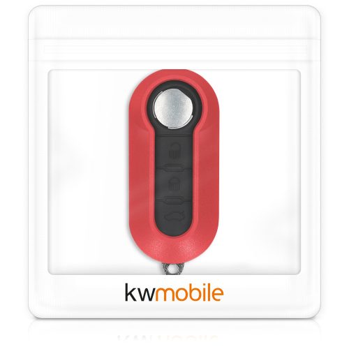 Μπρελόκ για Fiat / Lanica - 3 κουμπιά, πλαστικό, κόκκινο, 48232.09