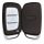 Μπρελόκ για Hyundai / Kia - 3 Κουμπιά - Keyless Go, Πλαστικό, Μαύρο, 53711.01