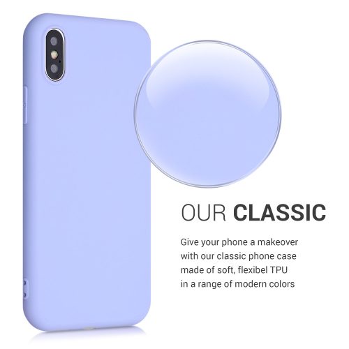 Θήκη για Apple iPhone X / iPhone XS, Silicone, Purple, 42492.139
