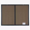 Tabla combinata Navaris, creta magnetica si textil, 60x45 cm, accesorii, bej, textil/MDF