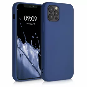   Θήκη για Apple iPhone 12 / iPhone 12 Pro, Silicone, Blue, 53844.116