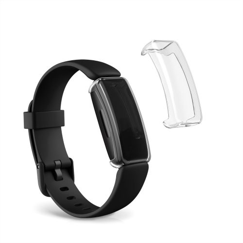 Σετ 2 θηκών για Fitbit Inspire 2/Ace 3, Kwmobile, Διαφανές, Σιλικόνη, 53870.01