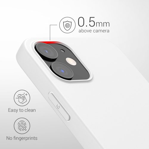 Θήκη για Apple iPhone 12 / iPhone 12 Pro, Silicone, White, 53938.48