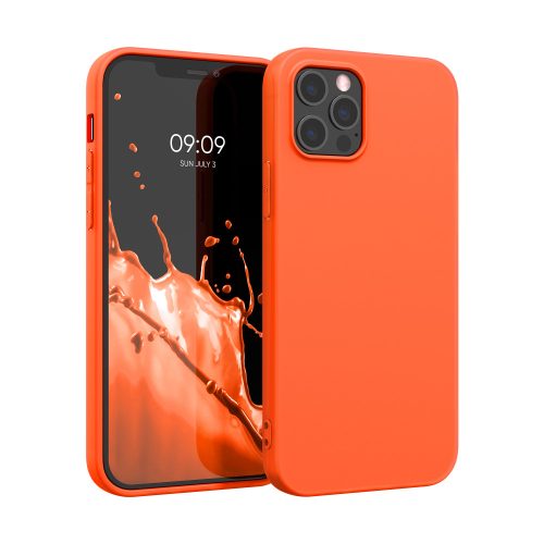 Θήκη για Apple iPhone 12 Pro Max, Silicone, Orange, 53941.69