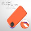 Θήκη για Apple iPhone 12 Pro Max, Silicone, Orange, 53941.69