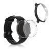 Σετ 2 θηκών για Xiaomi Amazfit GTR 2 / Amazfit GTR 2e, Σιλικόνη, Διαφανές / Μαύρο, 53907.02