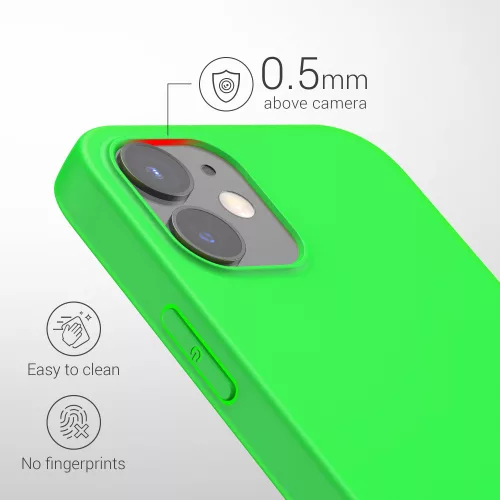 Θήκη για Apple iPhone 12 / iPhone 12 Pro, Silicone, Green, 53939.44
